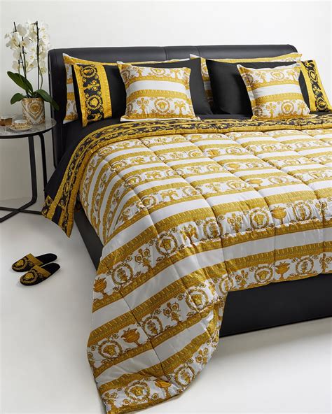 versace bed throw|versace comforter sets.